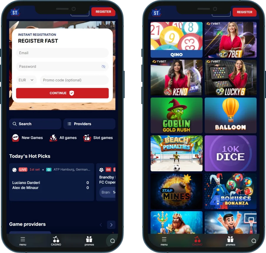 Live Casino on Mobile